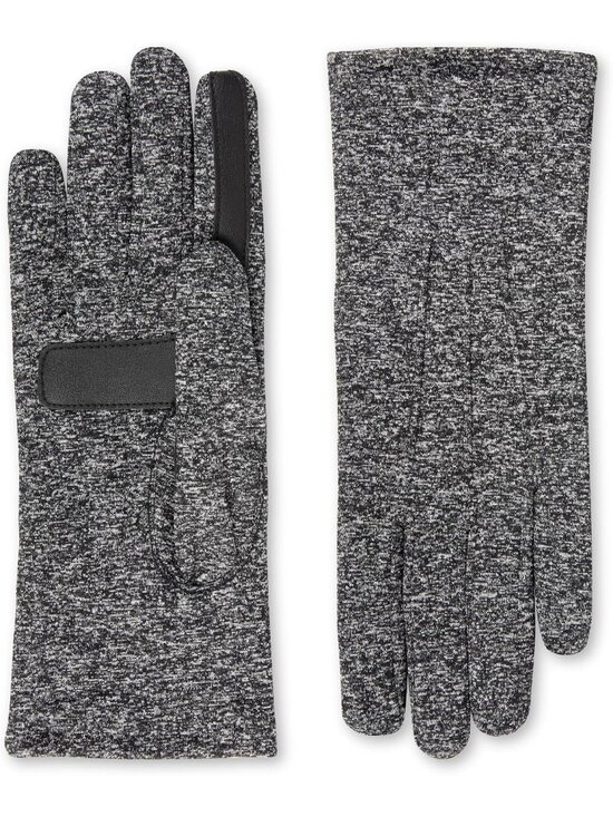 Accessories - Women's Black Water Repellent Touchscreen Stretch Spandex Fleece Soft Gloves